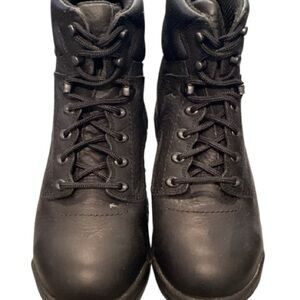 Timberland PRO Men's Black Textured Steel Toe Leather Work Boots